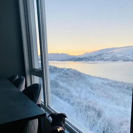 Sea And Mountain View Free Parking Tromsø
